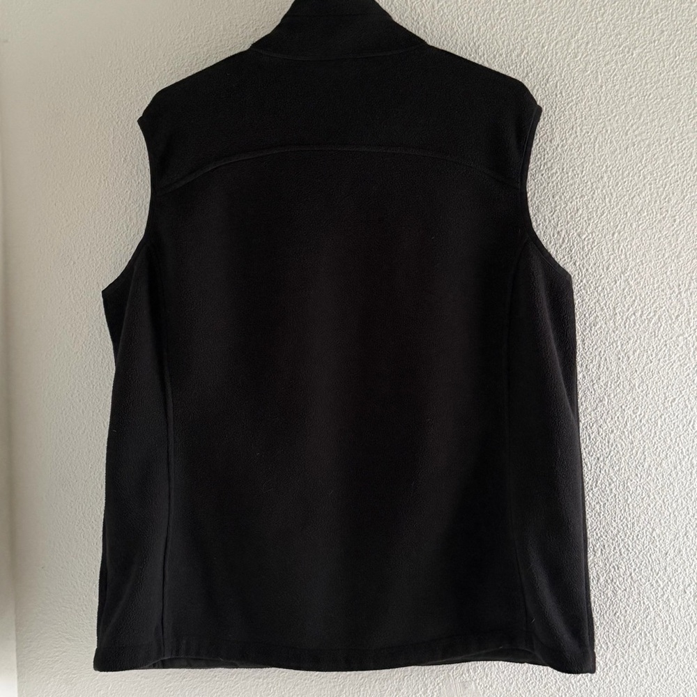 REI Vest Womens 1X‎ Polartec Sleeveless Full Zip Fleece Black - Picture 2 of 6